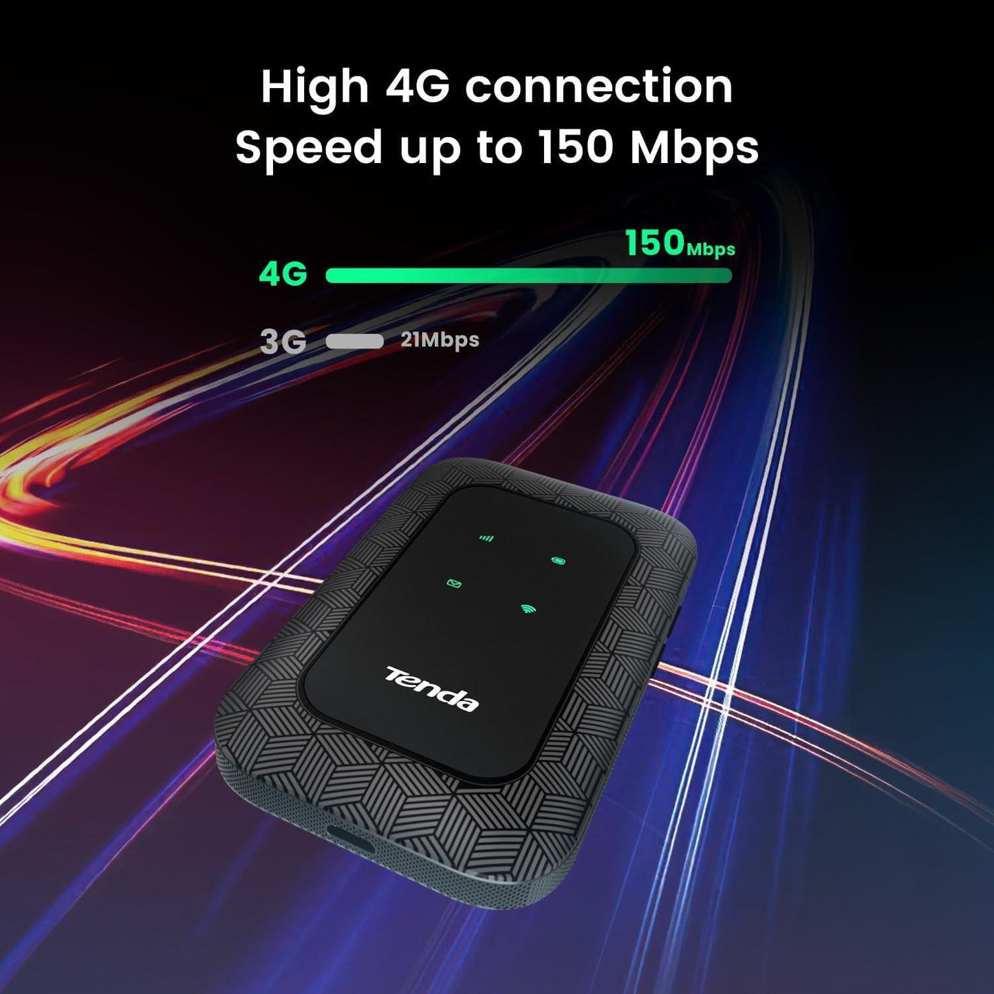 Saponetta WiFi Tenda 4G LTE-Advanced Pocket Mobile Wi-Fi Router