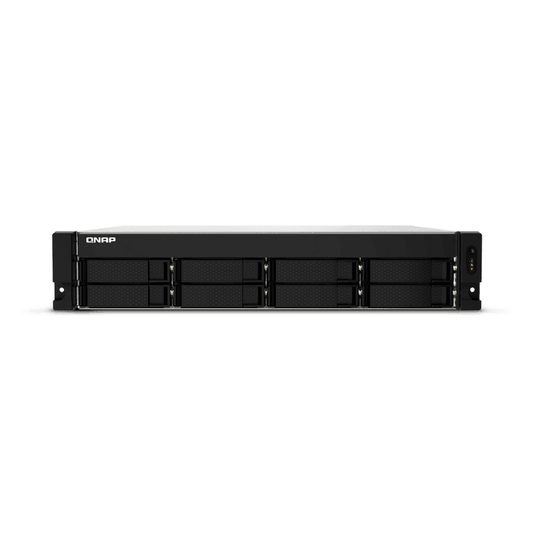 QNAP - TS-832PXU-4G - NAS per montaggio su rack quad-core 1,7GHz con due porte 10GbE SFP+ e due 2,5GbE per gli ambienti IT delle PMI