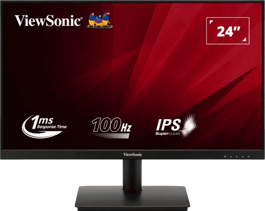 ViewSonic Monitor Desktop 24" VA2432-H 1080p IPS Monitor with Frameless Design Nuovo
