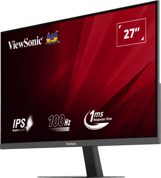 ViewSonic Monitor Desktop 27" VA2708-2K-HD QHD Monitor with Fast 1ms Response Time