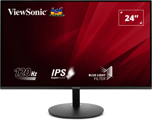 ViewSonic Monitor Desktop 24" VA24E1-H Monitor Full HD 24" 120Hz con ingressi HDMI e VGA