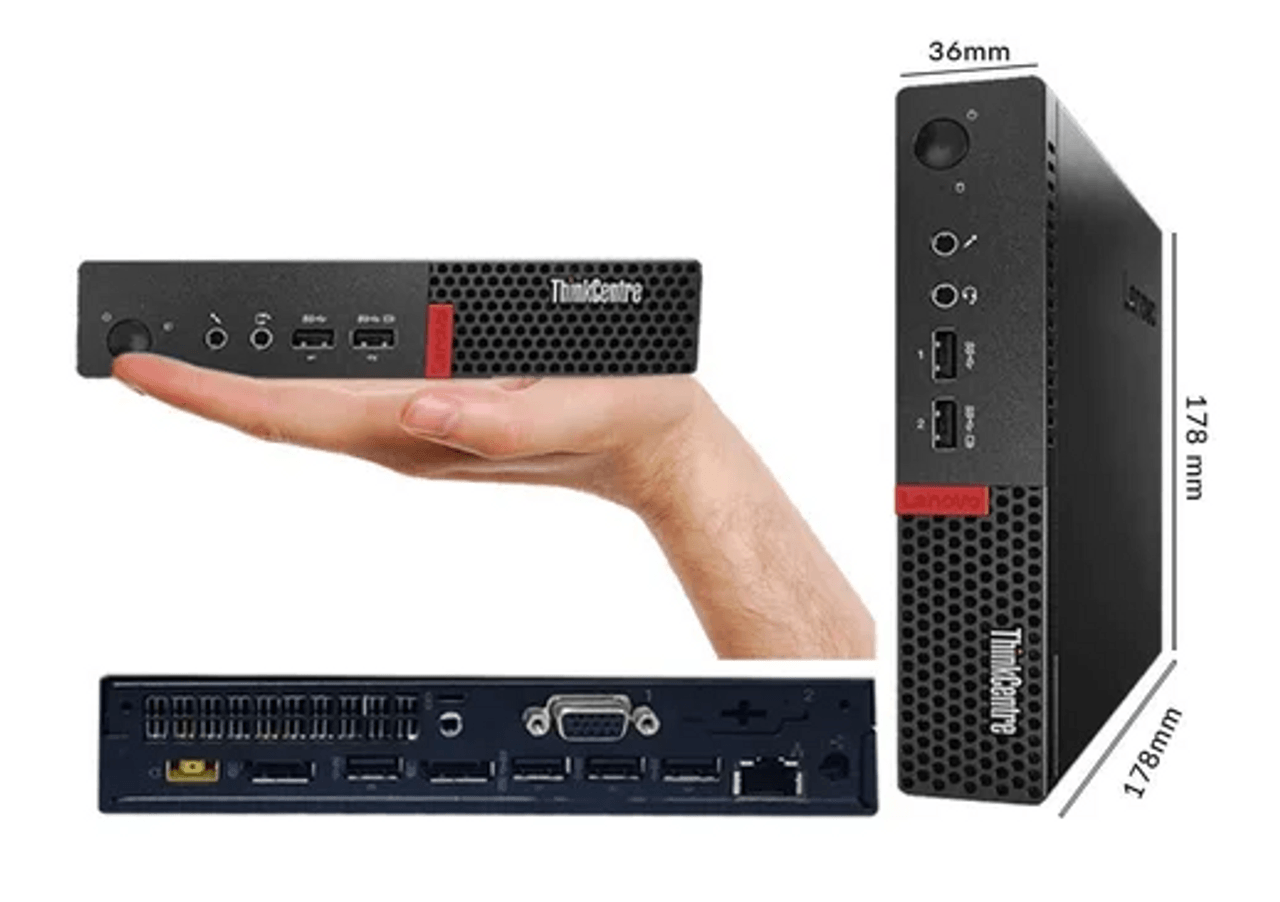 Lenovo M710Q Tiny Mini PC core i5 8GB 256GB SSD computer ricondizionato