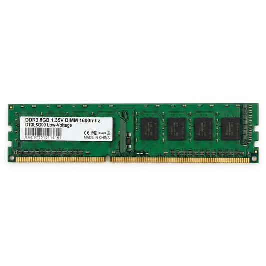 Memoria RAM 8GB DDR3L 1600MHz PC3L-12800 DIMM (1.35V / 1.5V) per PC Fisso