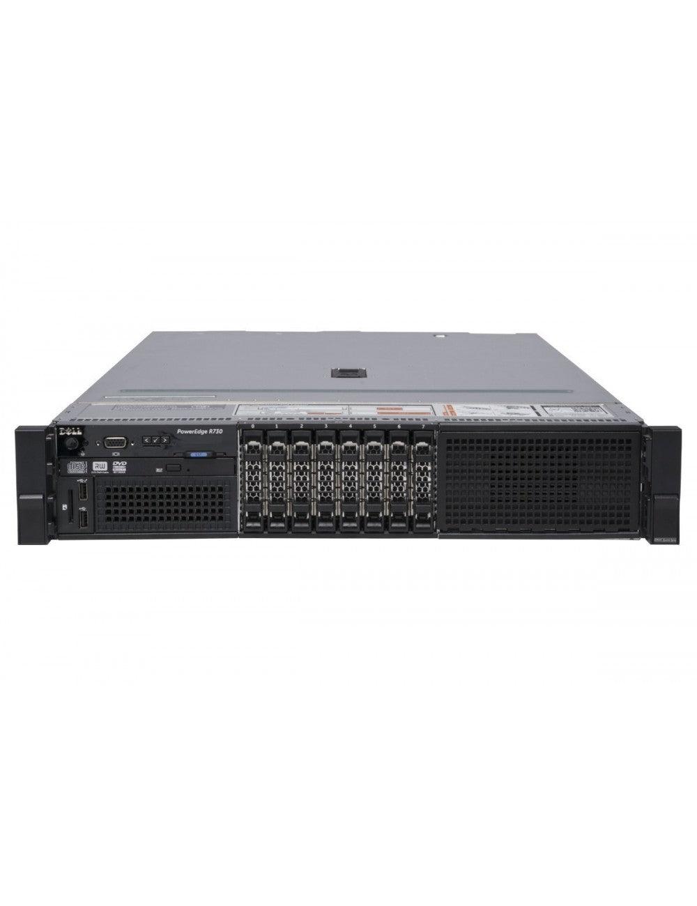 DELL POWEREDGE R730 8 x SFF Server Ricondizionato 2 x 14 Core E5-2690 V4 128GB DDR4 ECC REG, HDD 2x1.2TB Enterprise SSD SAS 2,5", H730 Raid Ctrl , RACK 1U, 4xLAN1000, 2x495W PSU