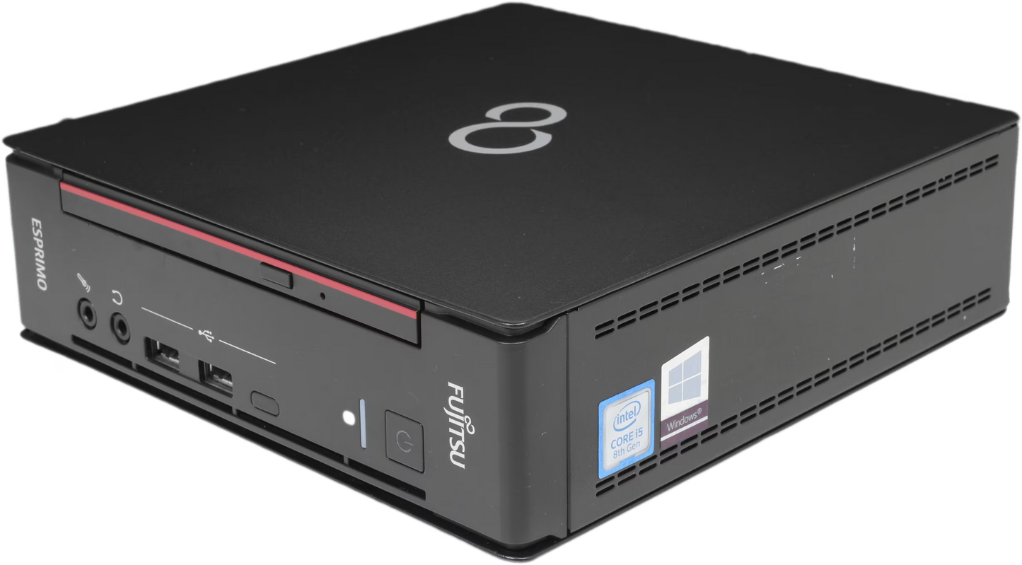Fujitsu Q558 Mini PC i5 8 gb ram 256 ssd Windows 11