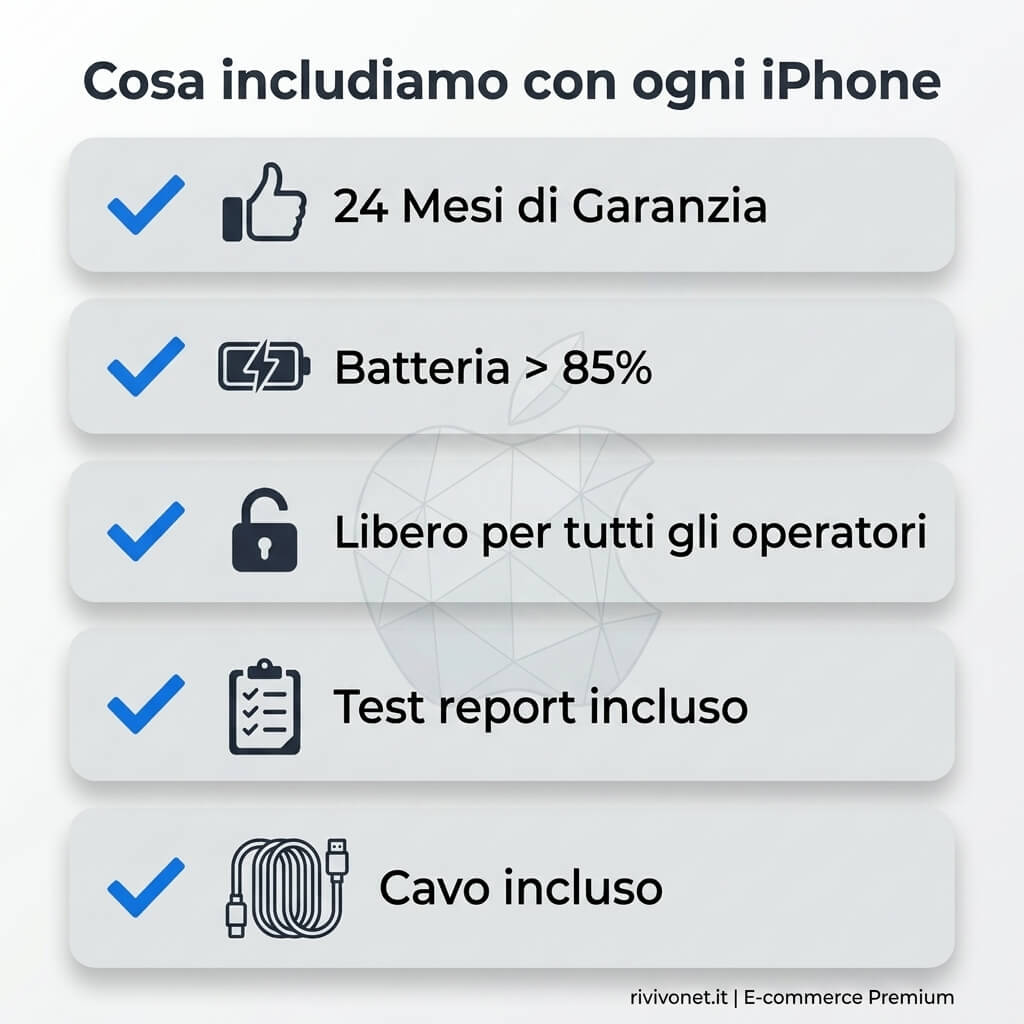 iPhone 17 Pro Ricondizionato Grado A | Garanzia 2 Anni