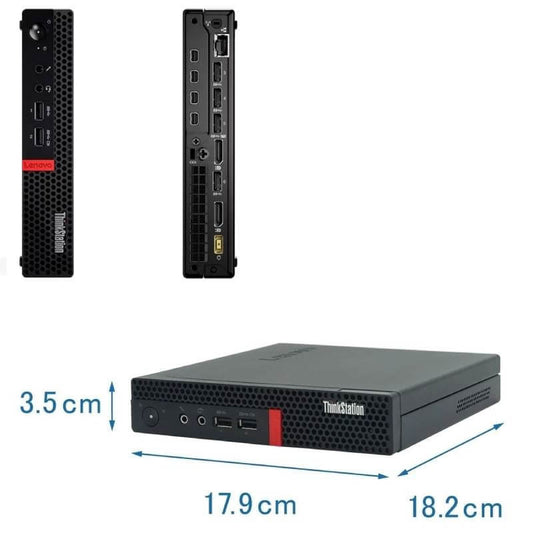 Lenovo P320 Tiny Mini PC core i7 16GB 512GB SSD Workstation computer ricondizionato